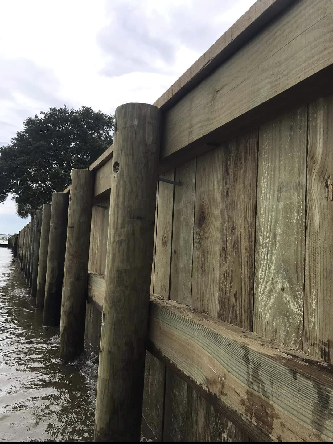 Wooden Bulkhead / Seawall
